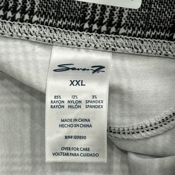 Women's Seven7 XXL 2XL 2X 20 - 22 Jeans Pull-On Ponte Pant Pants Black Stretch - Picture 12 of 12